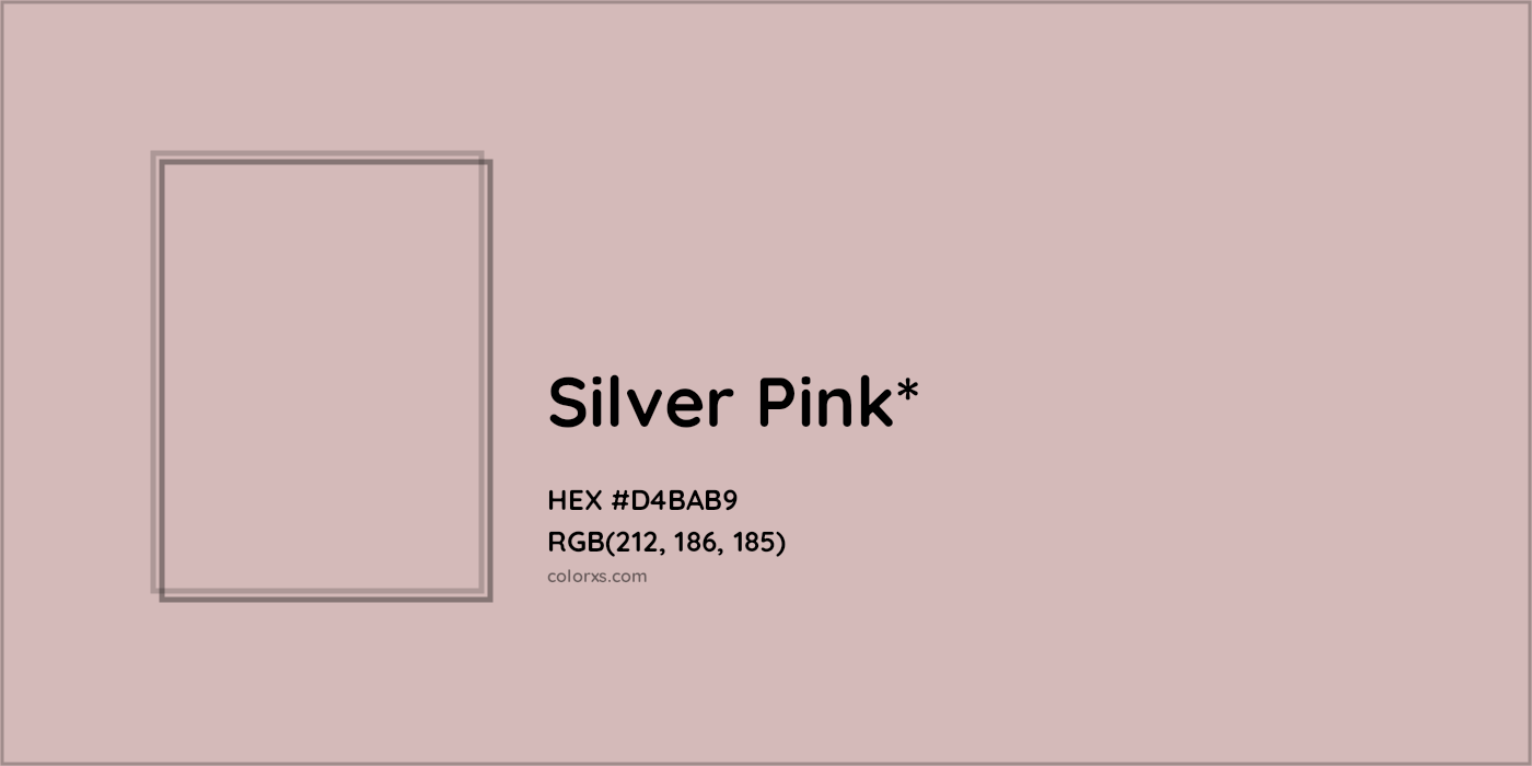 HEX #D4BAB9 Color Name, Color Code, Palettes, Similar Paints, Images