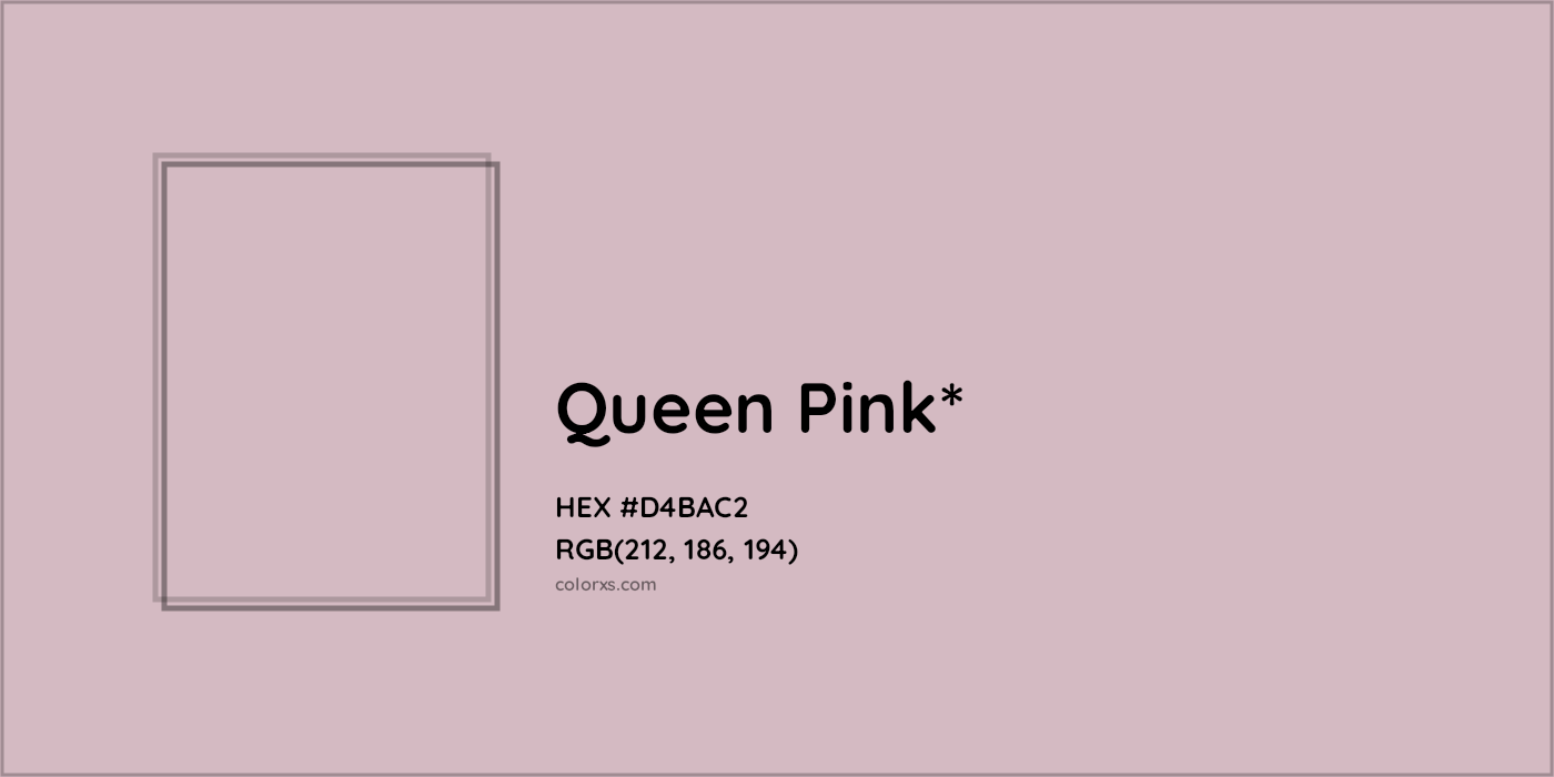 HEX #D4BAC2 Color Name, Color Code, Palettes, Similar Paints, Images