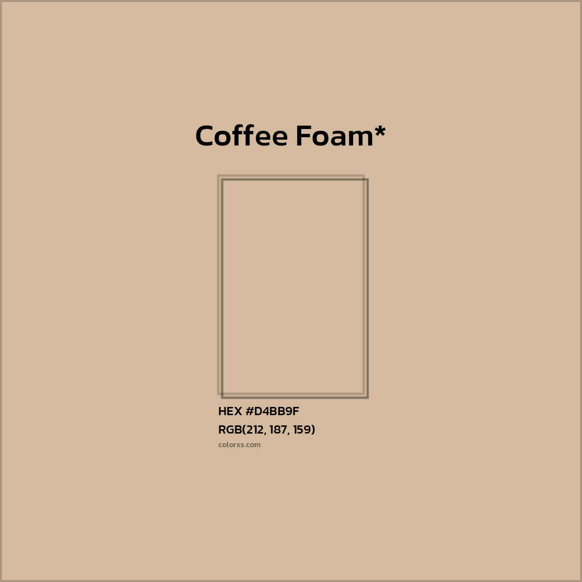 HEX #D4BB9F Color Name, Color Code, Palettes, Similar Paints, Images