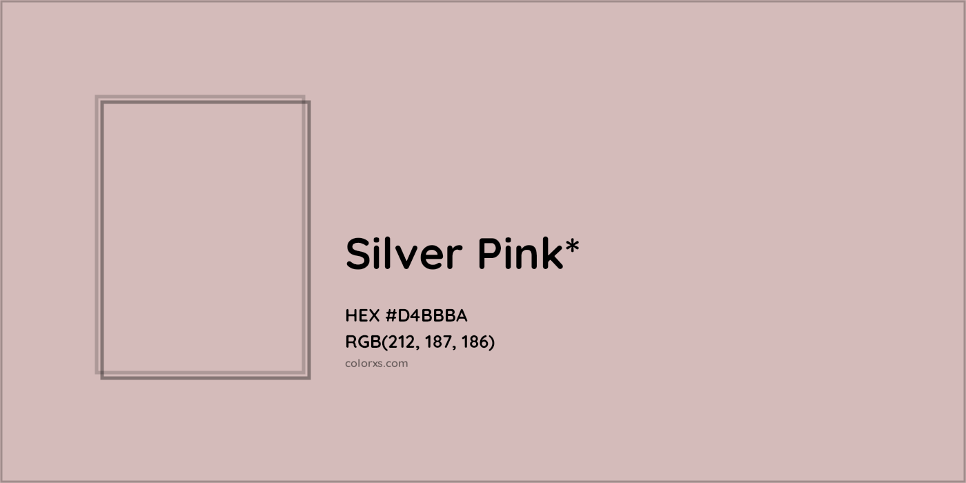 HEX #D4BBBA Color Name, Color Code, Palettes, Similar Paints, Images