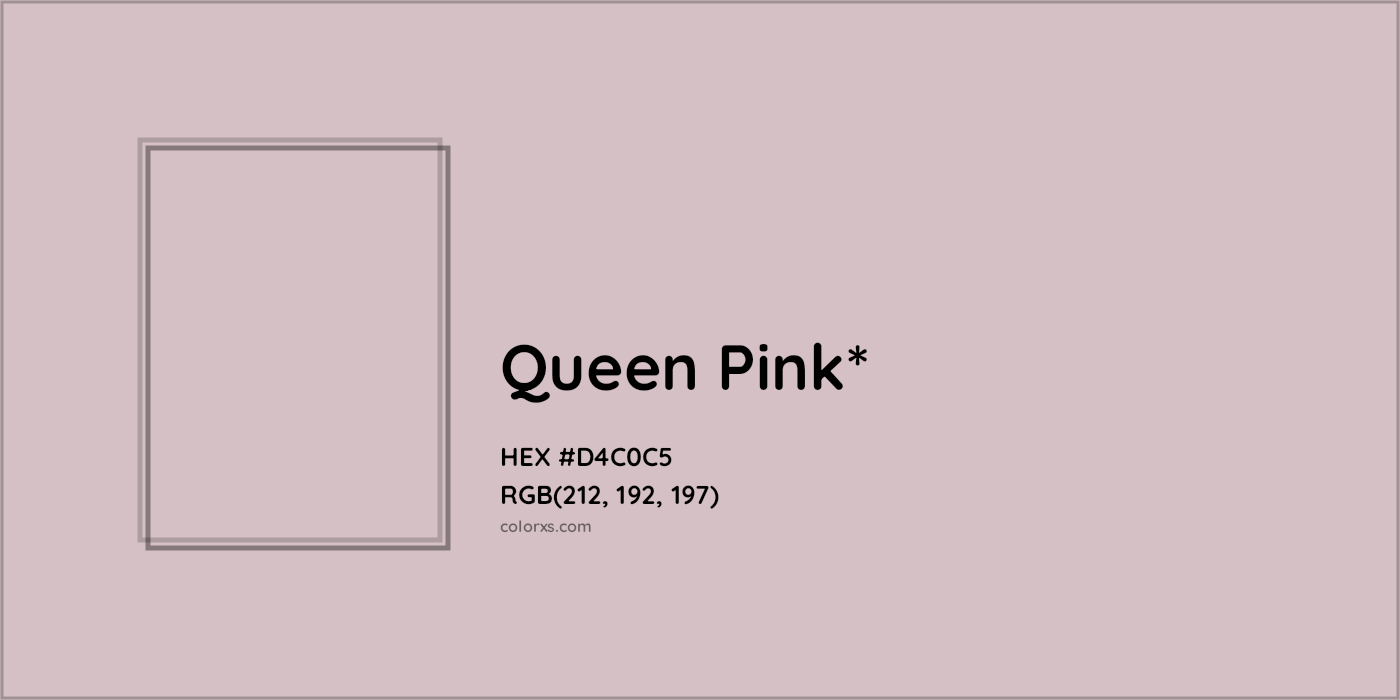 HEX #D4C0C5 Color Name, Color Code, Palettes, Similar Paints, Images