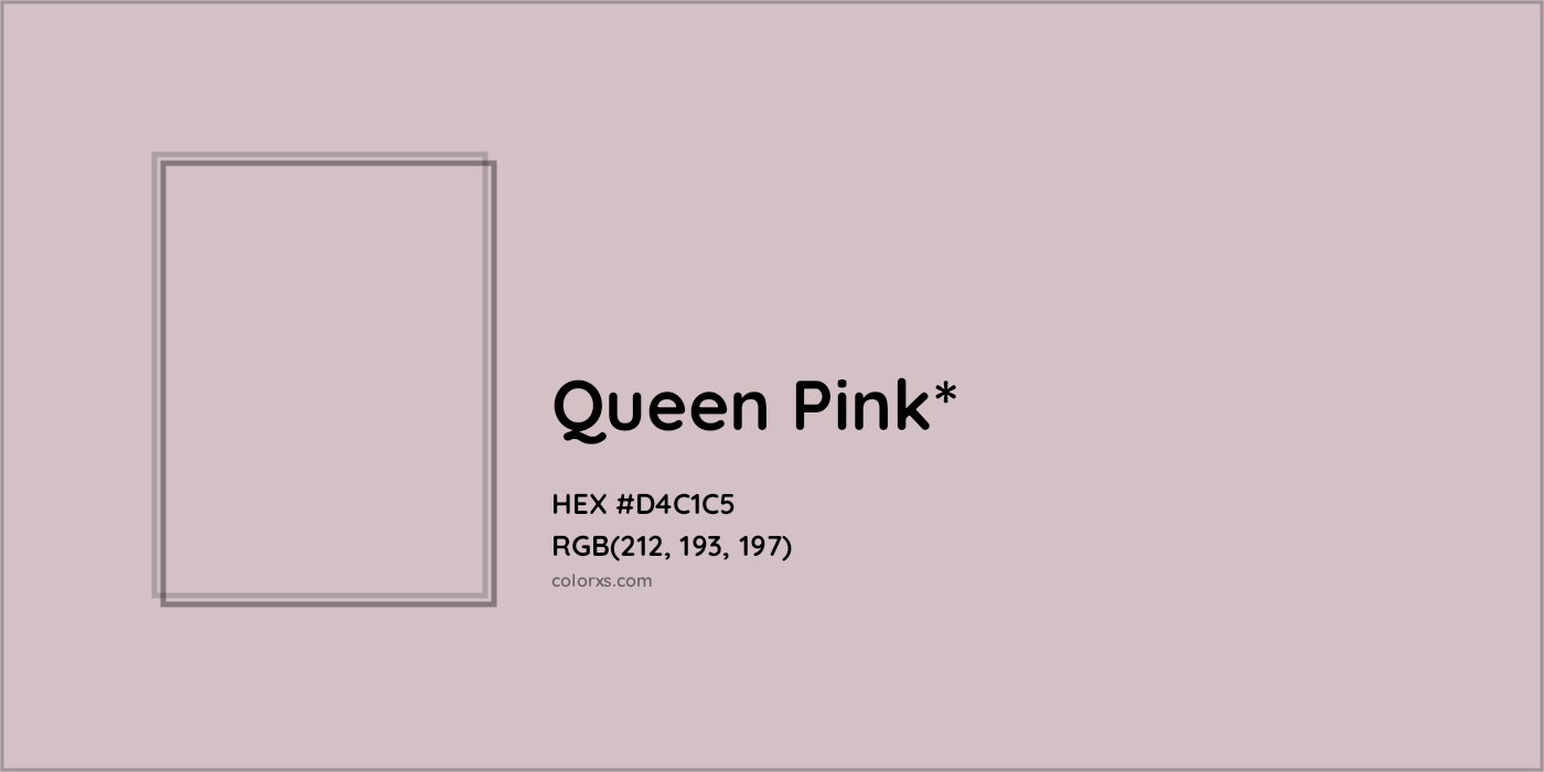 HEX #D4C1C5 Color Name, Color Code, Palettes, Similar Paints, Images
