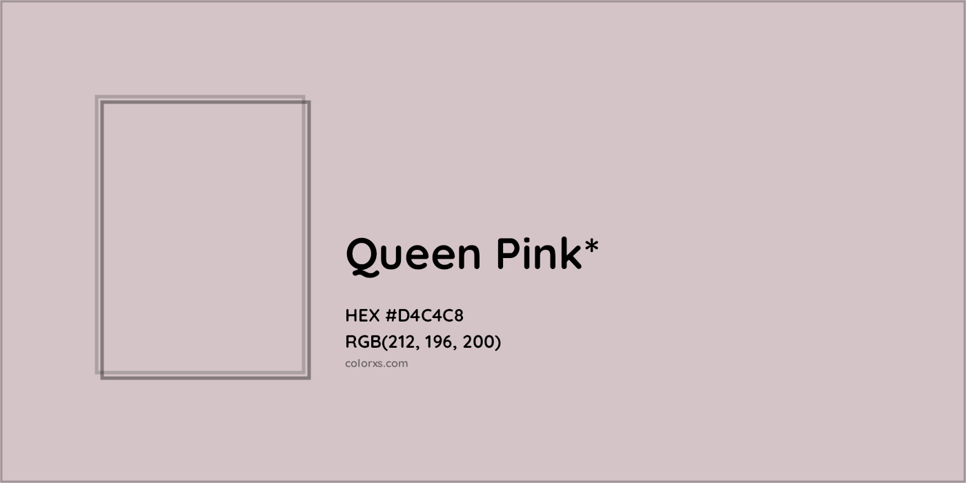 HEX #D4C4C8 Color Name, Color Code, Palettes, Similar Paints, Images