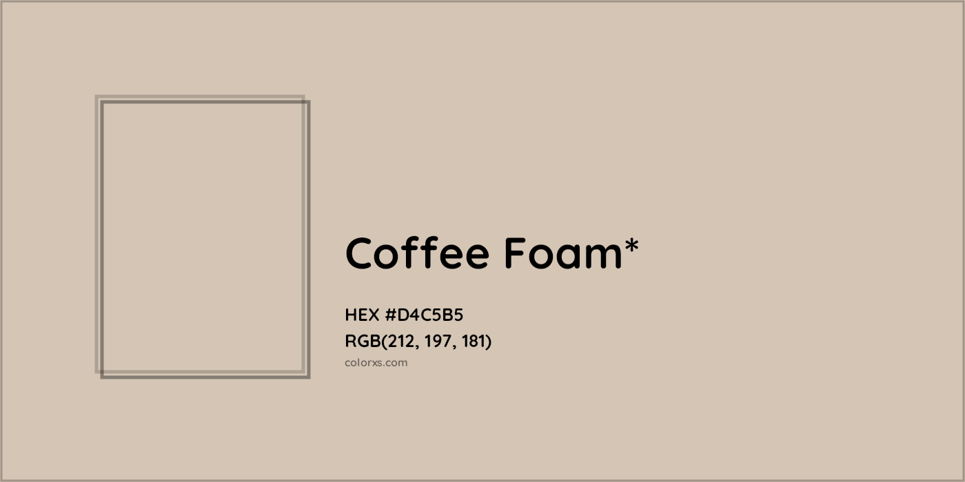 HEX #D4C5B5 Color Name, Color Code, Palettes, Similar Paints, Images