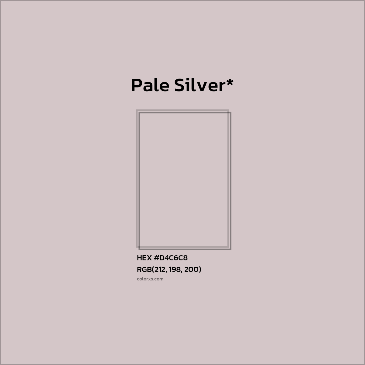 HEX #D4C6C8 Color Name, Color Code, Palettes, Similar Paints, Images