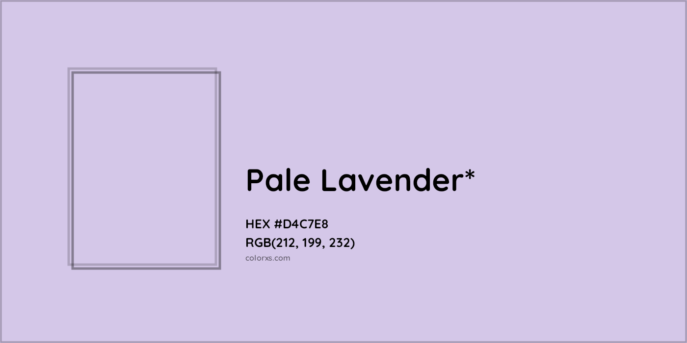 HEX #D4C7E8 Color Name, Color Code, Palettes, Similar Paints, Images