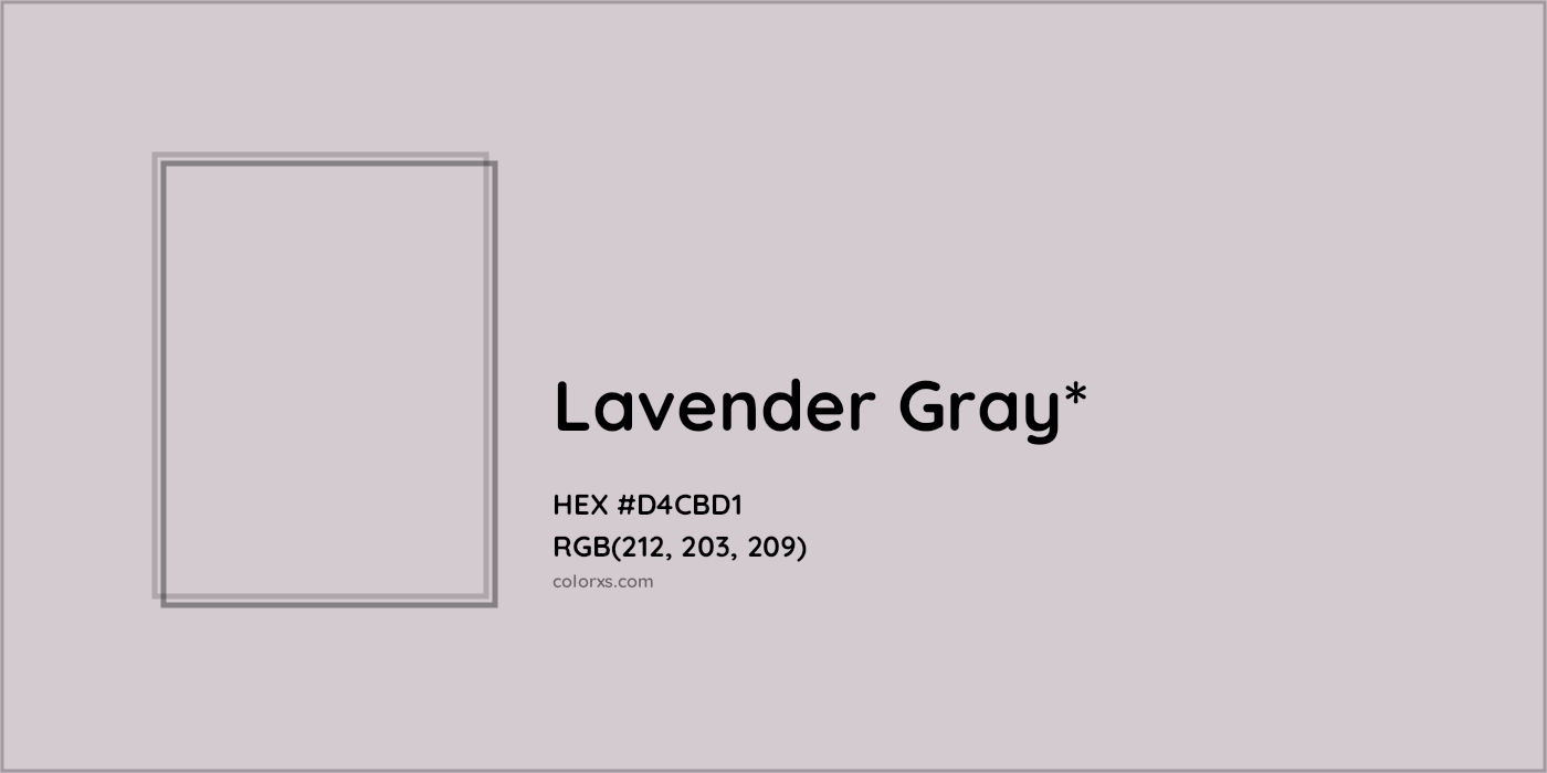 HEX #D4CBD1 Color Name, Color Code, Palettes, Similar Paints, Images