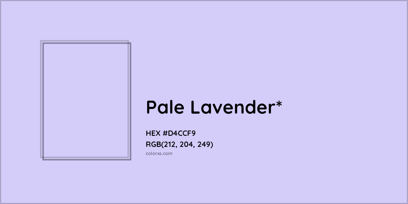 HEX #D4CCF9 Color Name, Color Code, Palettes, Similar Paints, Images