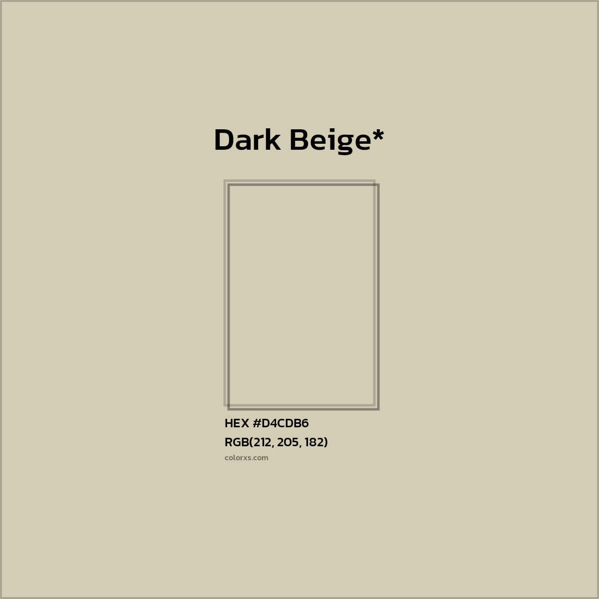 HEX #D4CDB6 Color Name, Color Code, Palettes, Similar Paints, Images