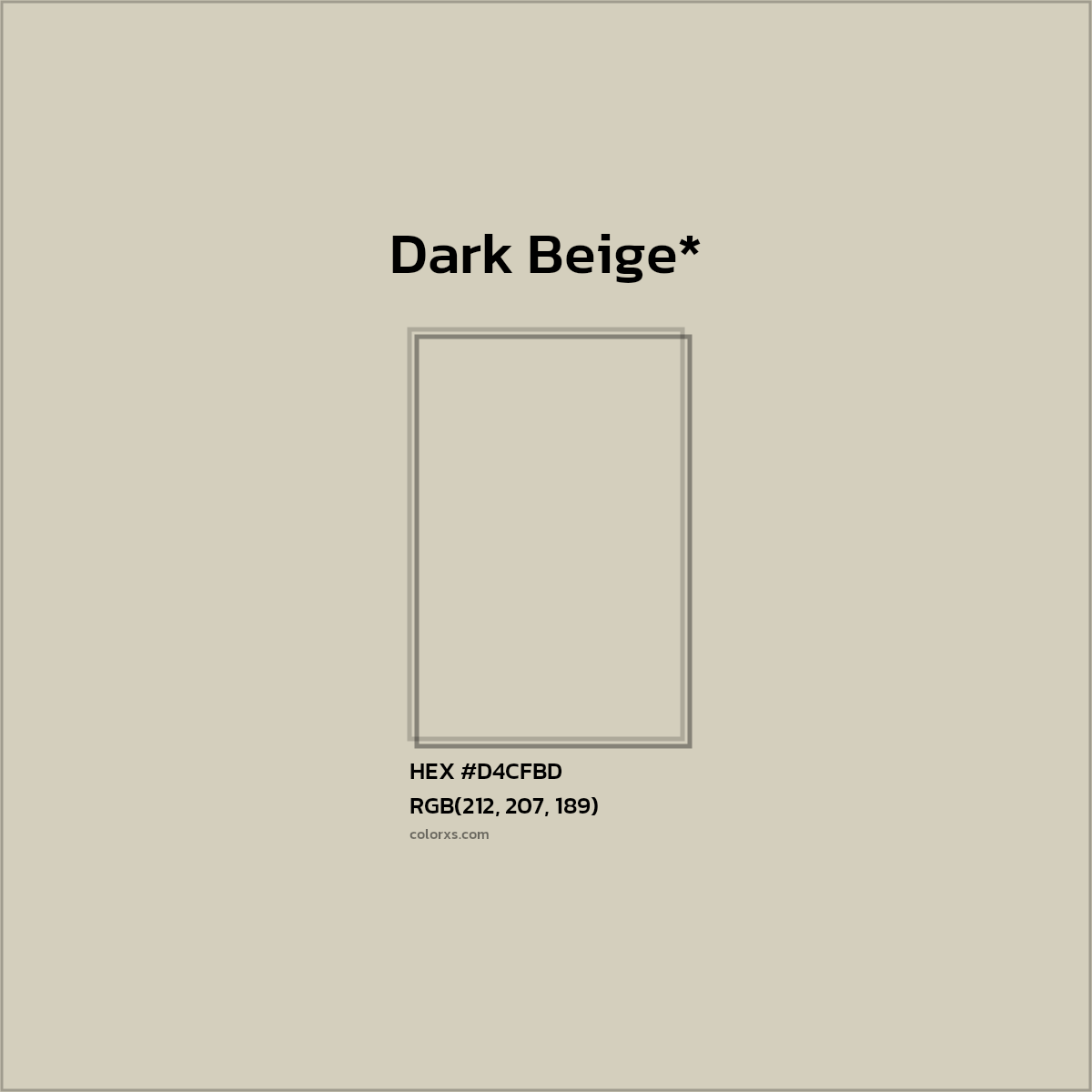 HEX #D4CFBD Color Name, Color Code, Palettes, Similar Paints, Images