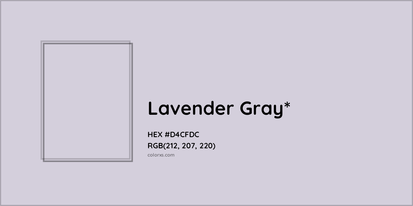 HEX #D4CFDC Color Name, Color Code, Palettes, Similar Paints, Images
