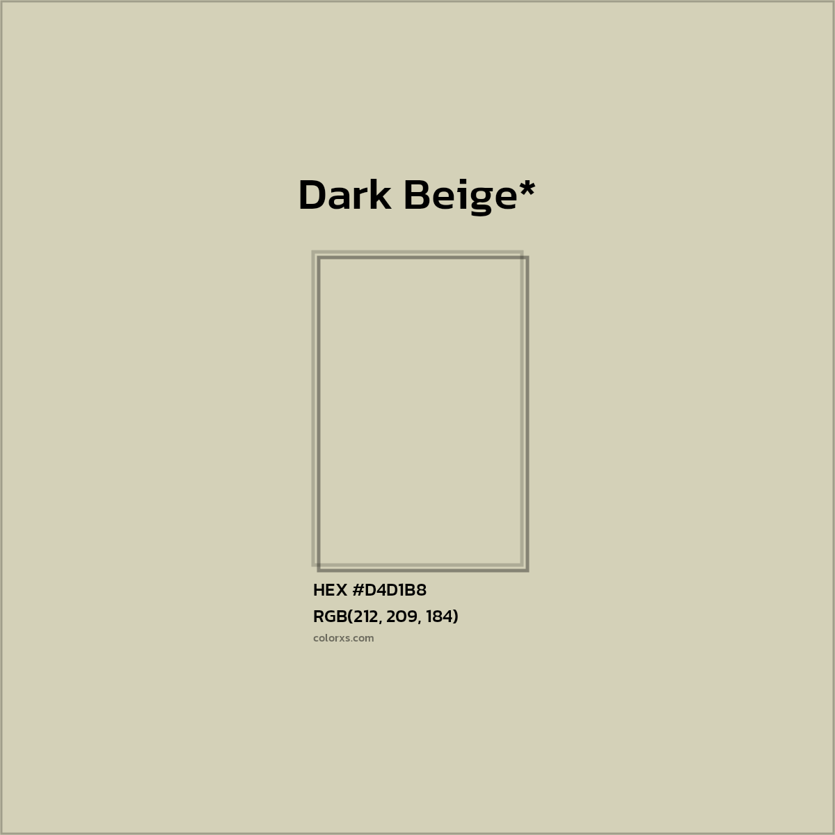 HEX #D4D1B8 Color Name, Color Code, Palettes, Similar Paints, Images