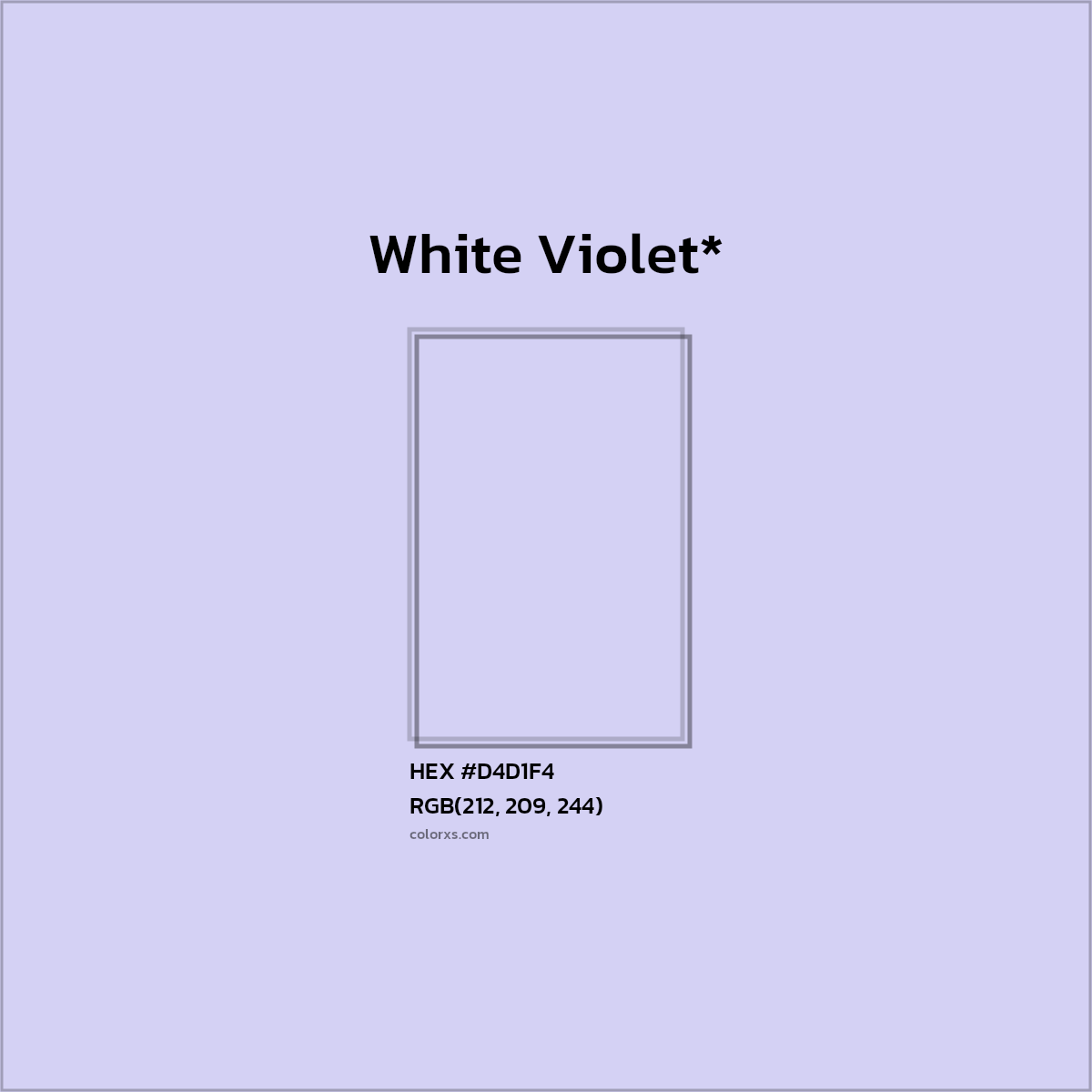 HEX #D4D1F4 Color Name, Color Code, Palettes, Similar Paints, Images