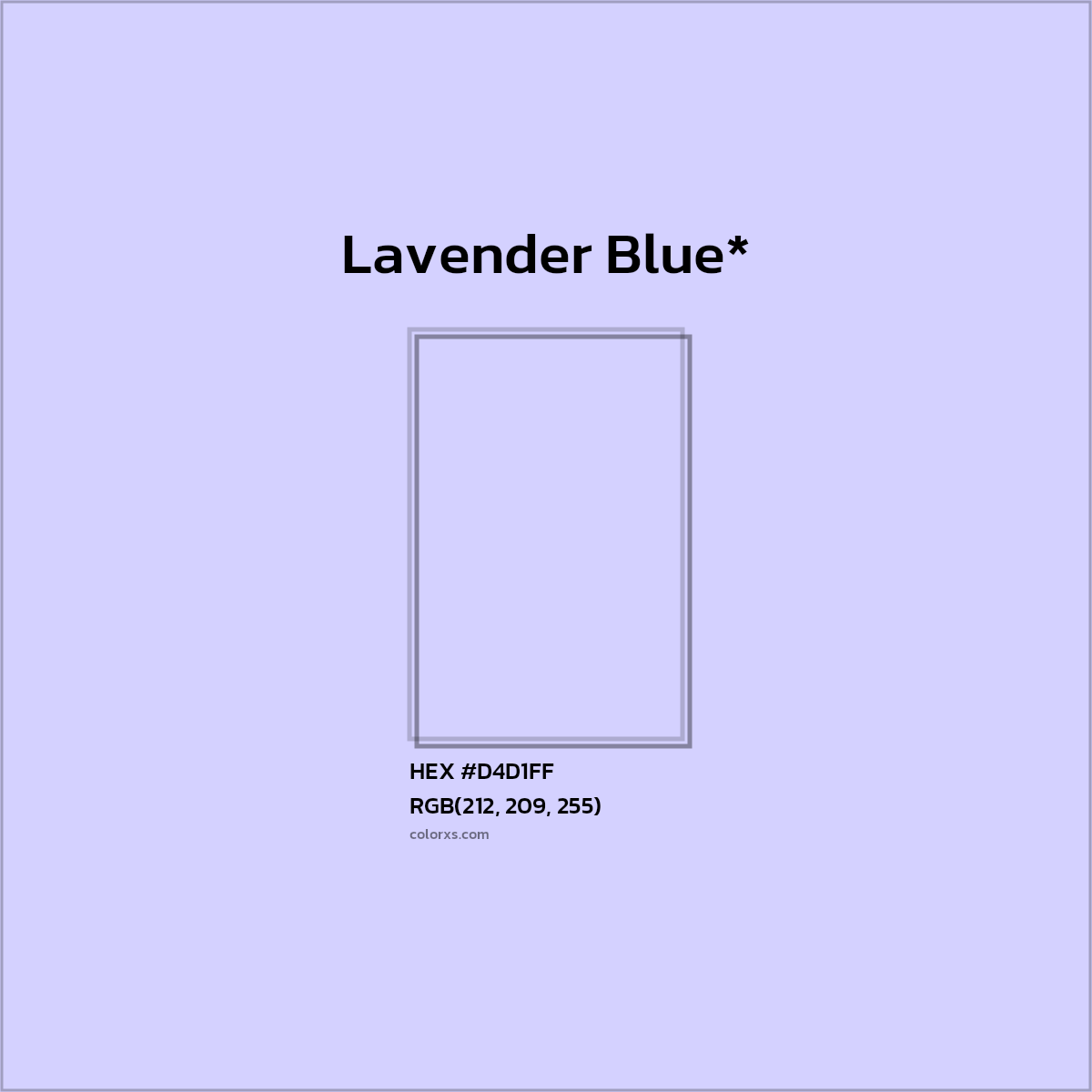 HEX #D4D1FF Color Name, Color Code, Palettes, Similar Paints, Images