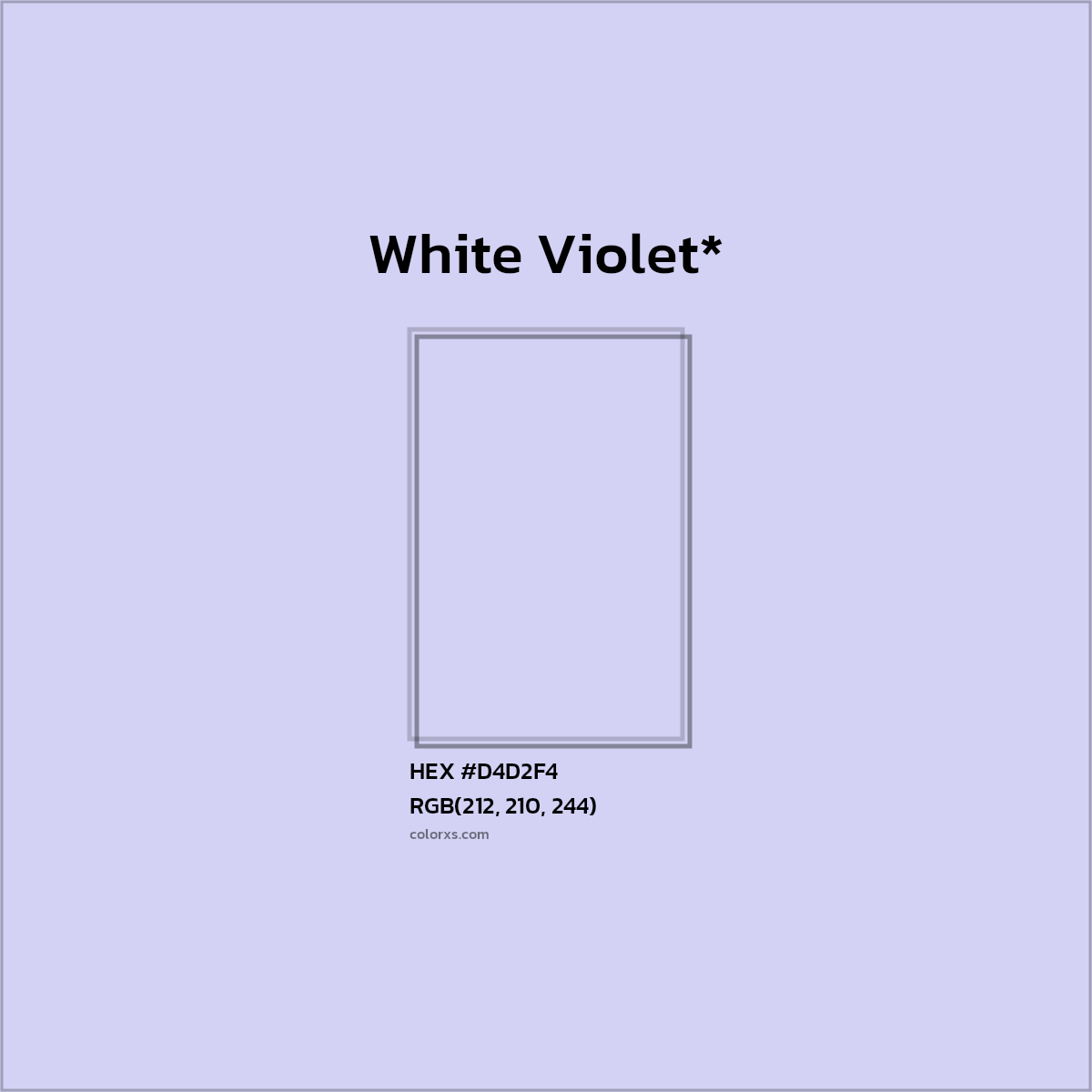 HEX #D4D2F4 Color Name, Color Code, Palettes, Similar Paints, Images
