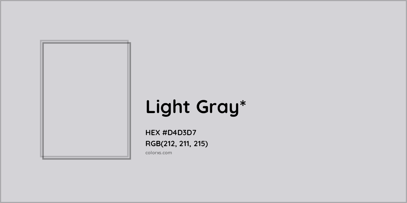 HEX #D4D3D7 Color Name, Color Code, Palettes, Similar Paints, Images
