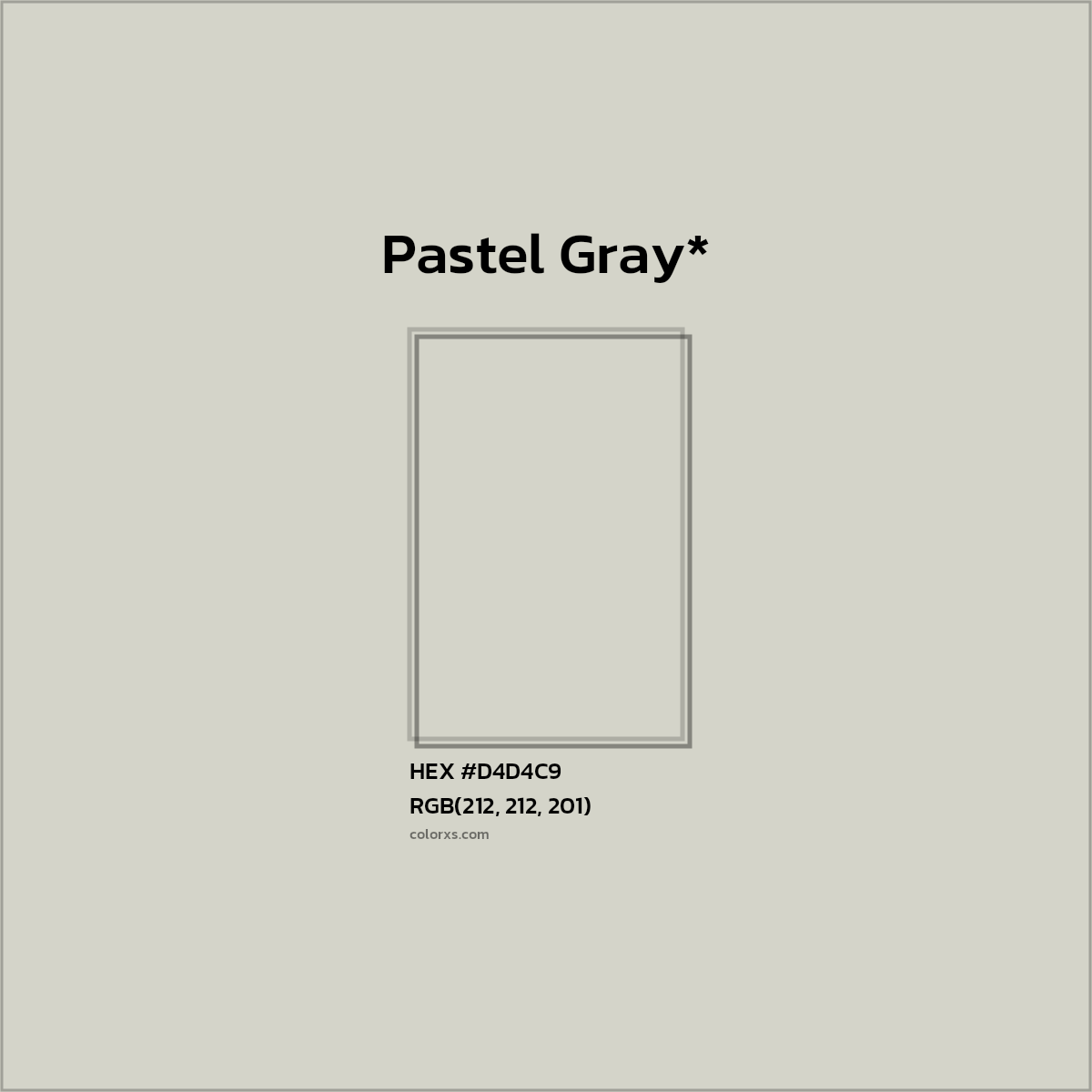 HEX #D4D4C9 Color Name, Color Code, Palettes, Similar Paints, Images