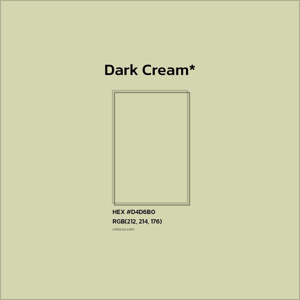 HEX #D4D6B0 Color Name, Color Code, Palettes, Similar Paints, Images