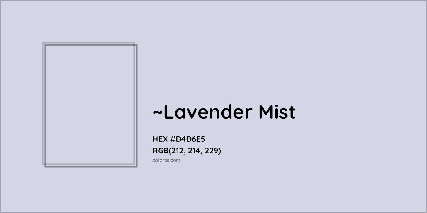 HEX #D4D6E5 Color Name, Color Code, Palettes, Similar Paints, Images