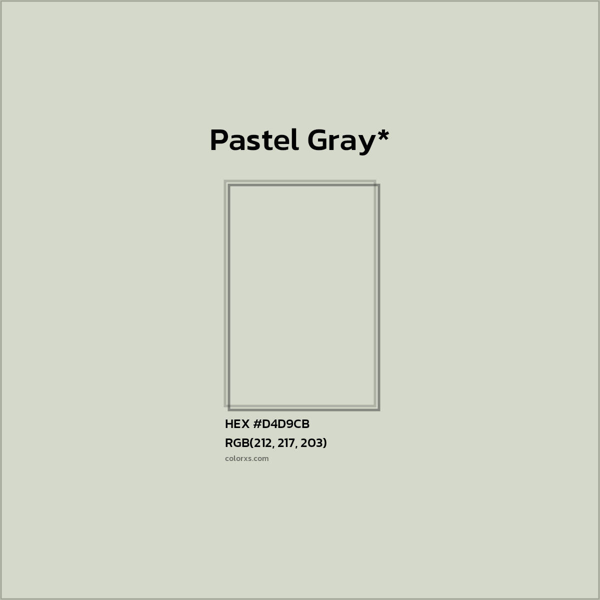 HEX #D4D9CB Color Name, Color Code, Palettes, Similar Paints, Images
