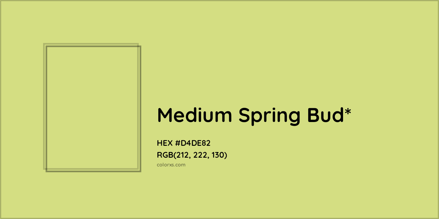 HEX #D4DE82 Color Name, Color Code, Palettes, Similar Paints, Images