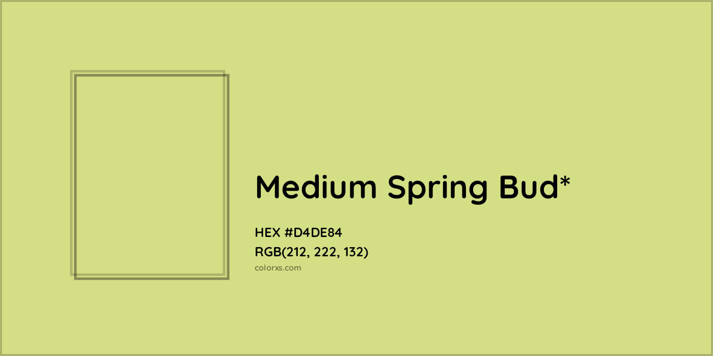 HEX #D4DE84 Color Name, Color Code, Palettes, Similar Paints, Images