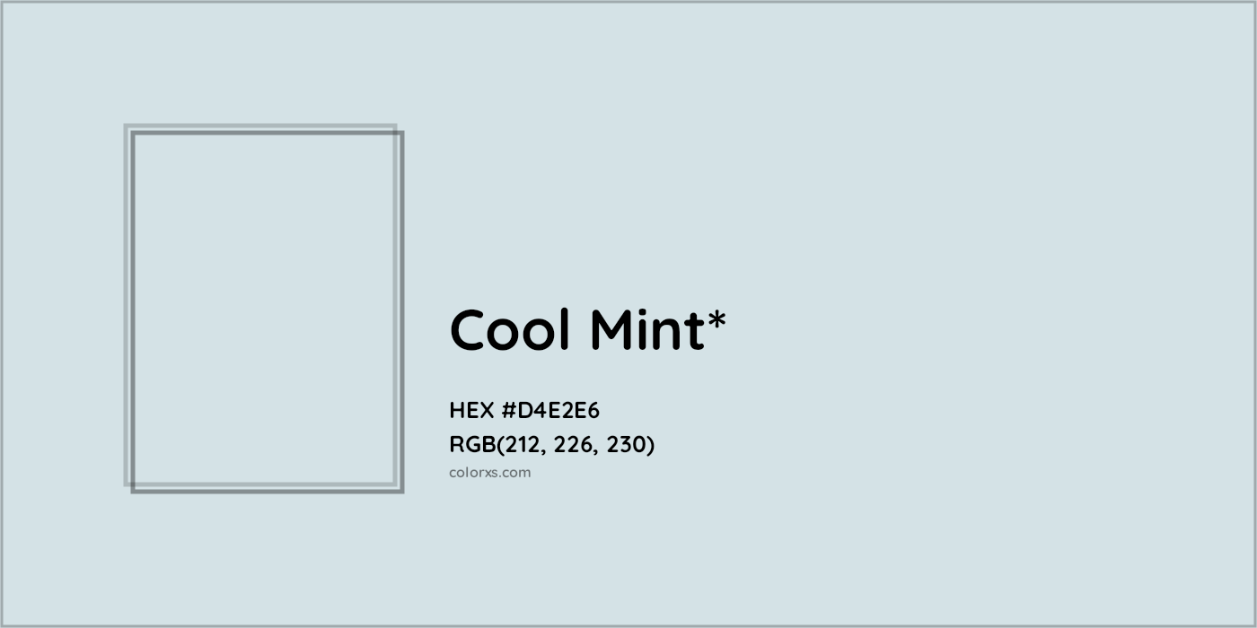 HEX #D4E2E6 Color Name, Color Code, Palettes, Similar Paints, Images