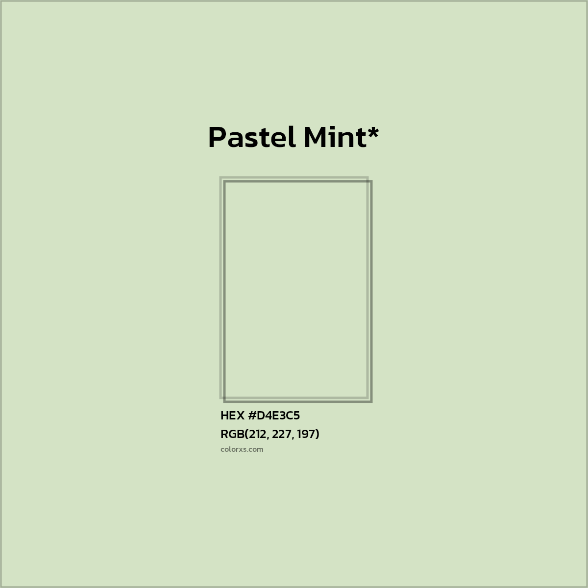 HEX #D4E3C5 Color Name, Color Code, Palettes, Similar Paints, Images