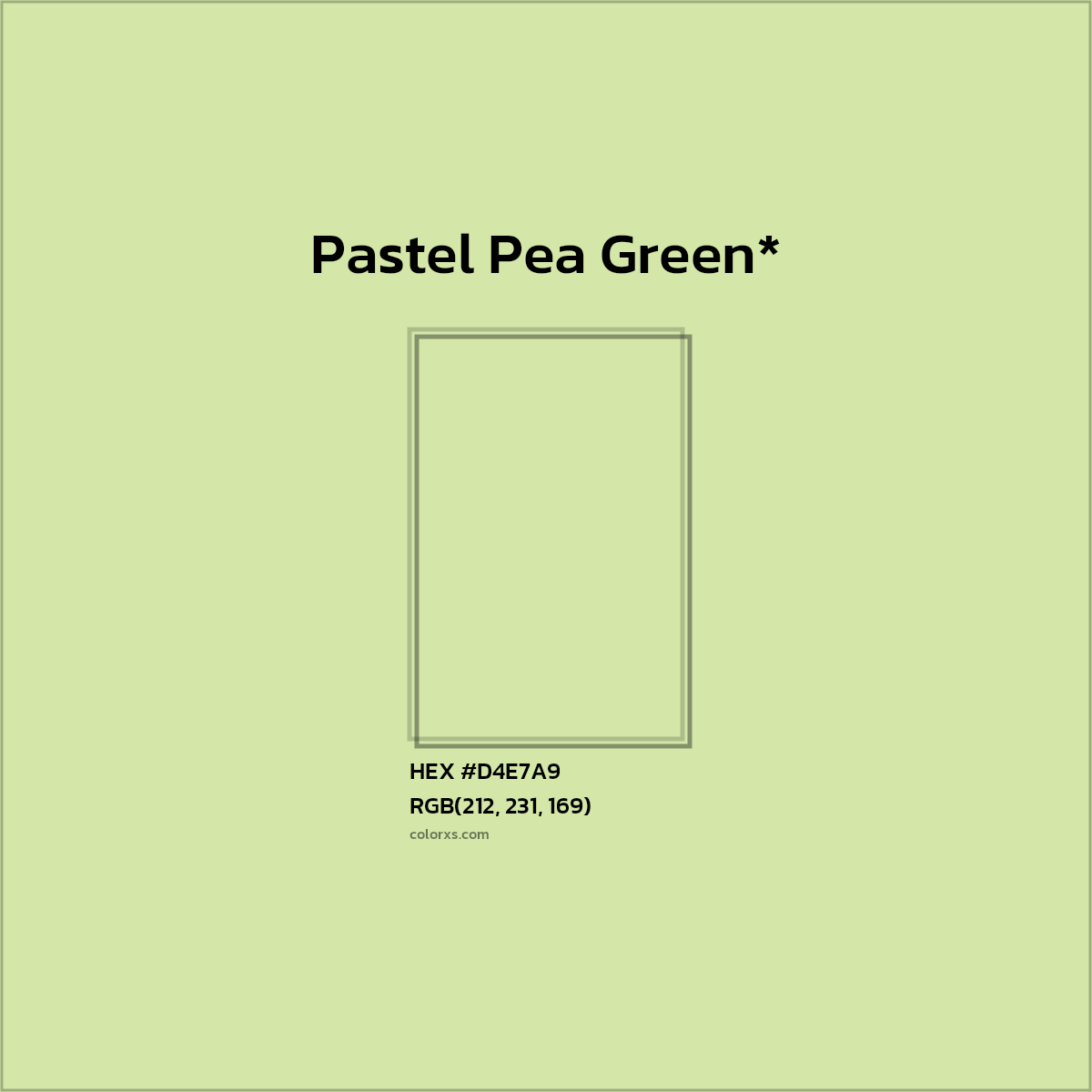 HEX #D4E7A9 Color Name, Color Code, Palettes, Similar Paints, Images