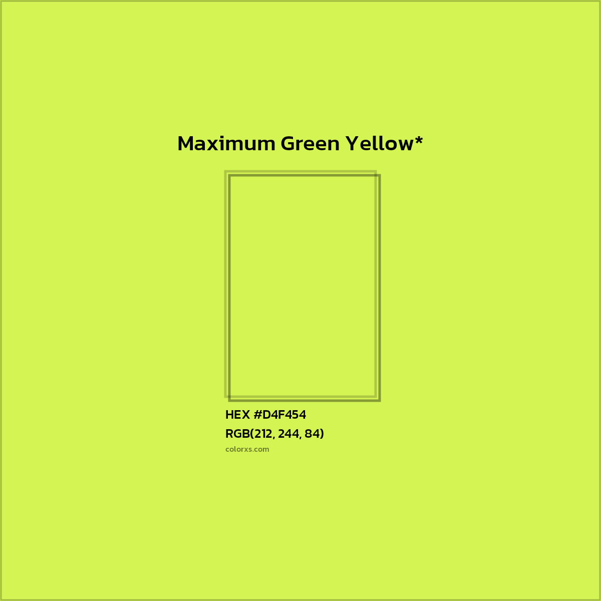 HEX #D4F454 Color Name, Color Code, Palettes, Similar Paints, Images