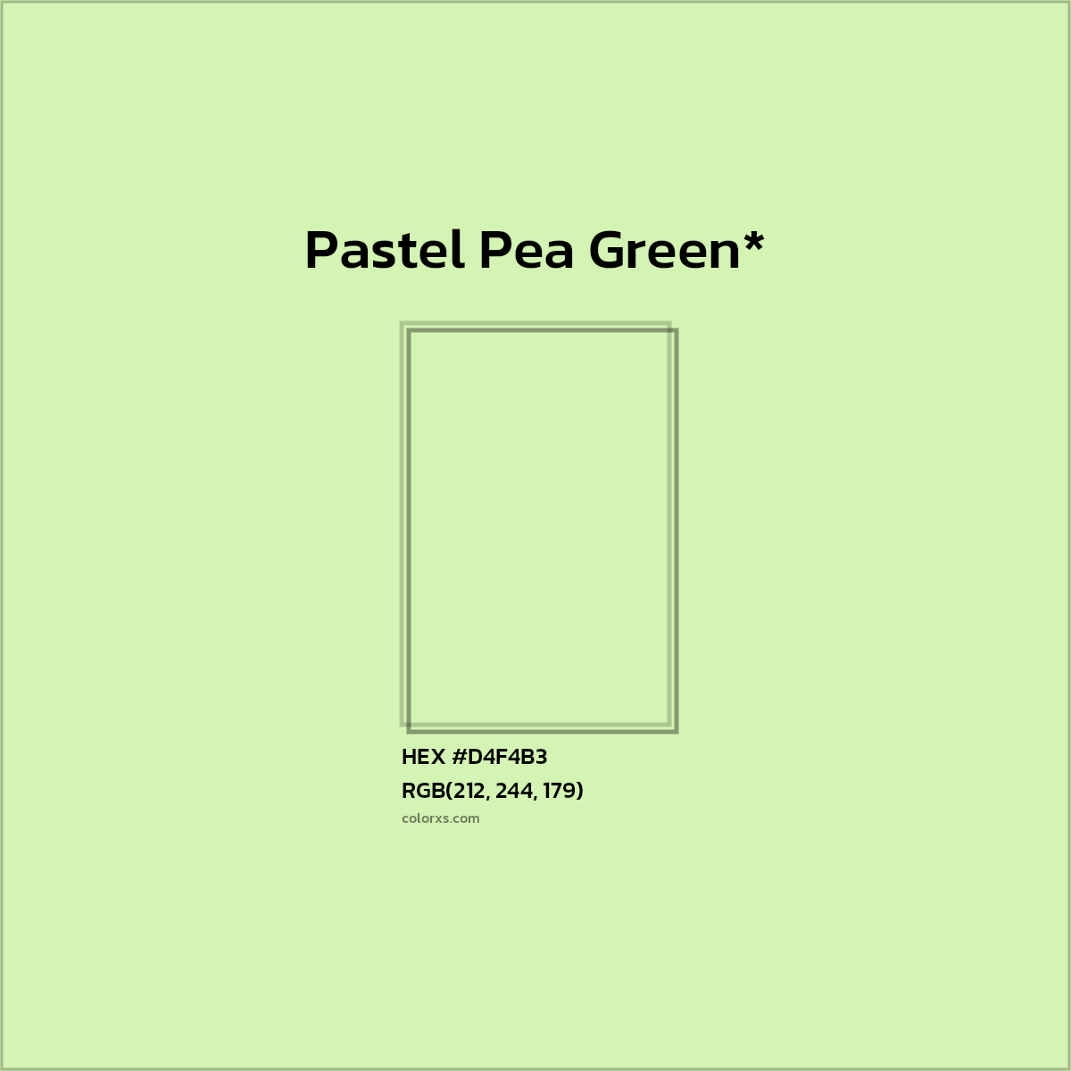 HEX #D4F4B3 Color Name, Color Code, Palettes, Similar Paints, Images