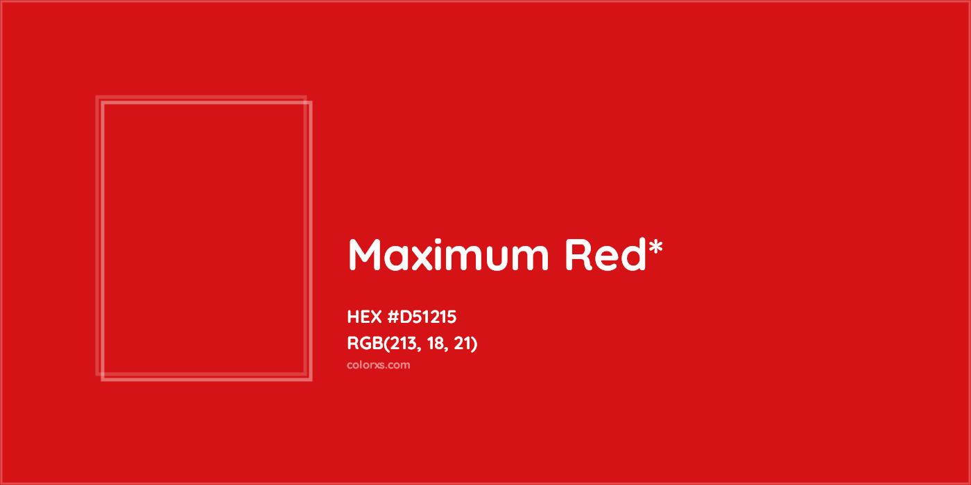 HEX #D51215 Color Name, Color Code, Palettes, Similar Paints, Images