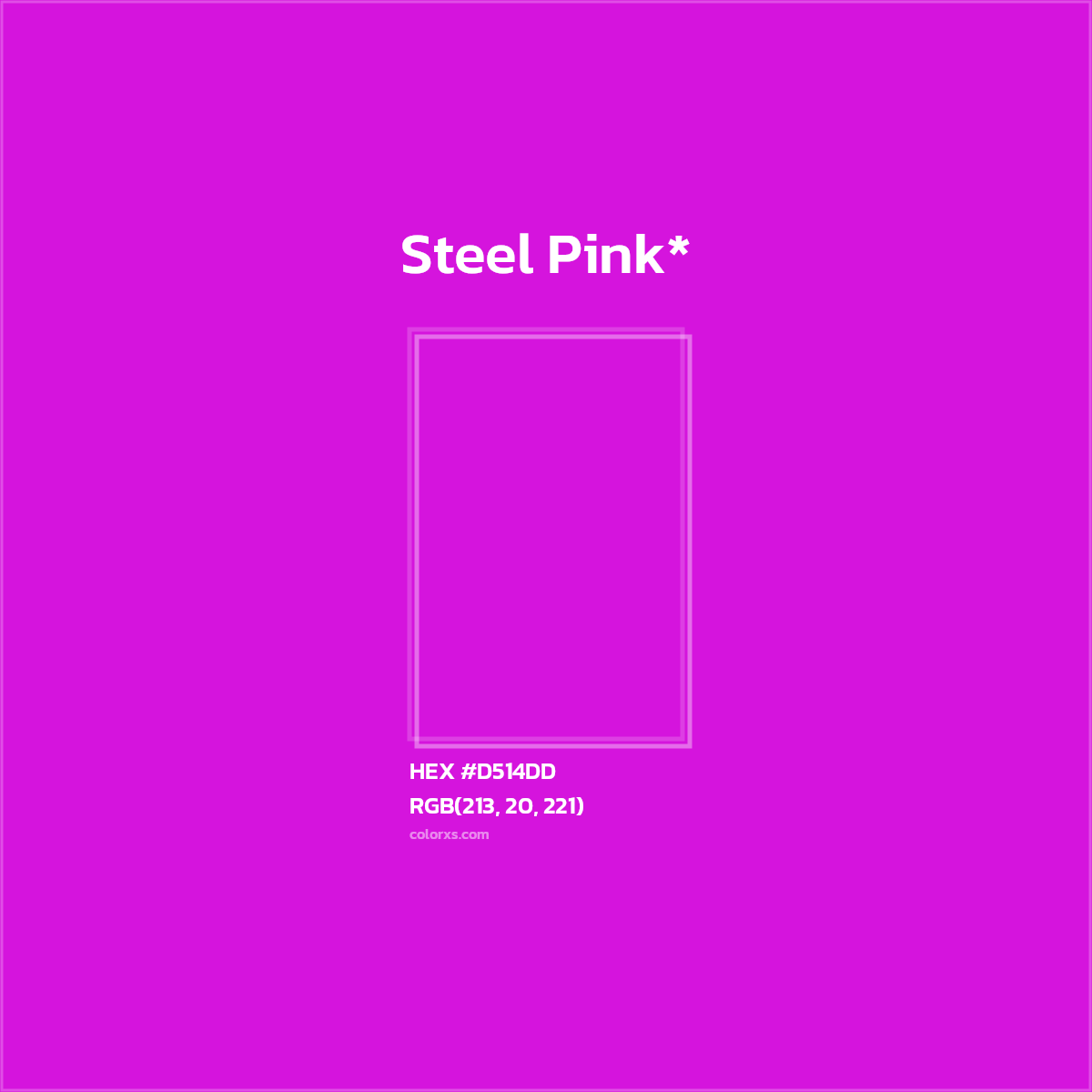HEX #D514DD Color Name, Color Code, Palettes, Similar Paints, Images