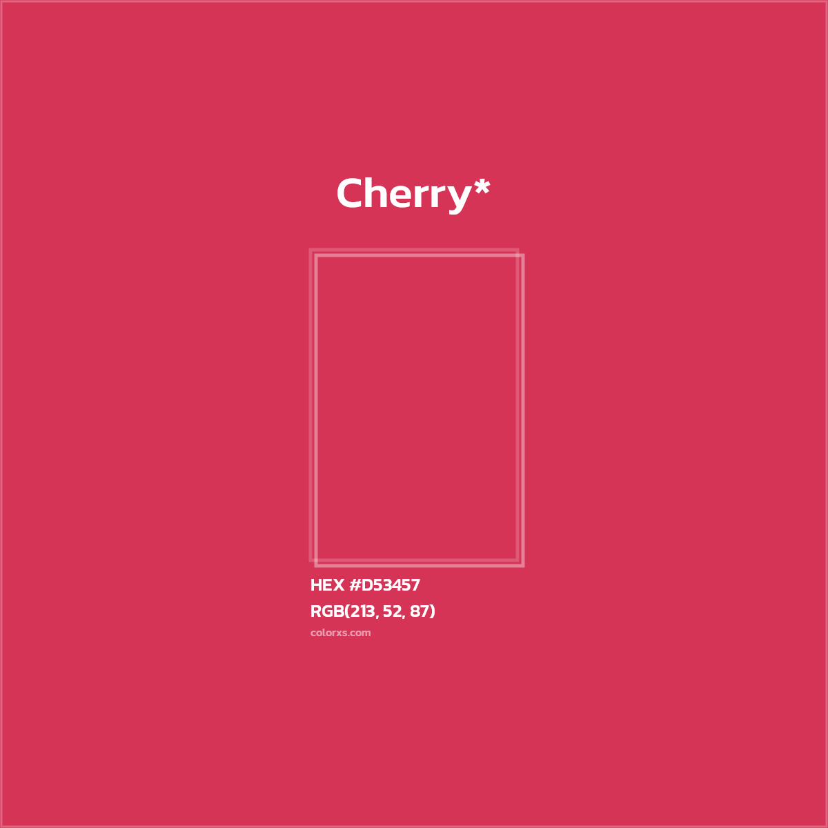 HEX #D53457 Color Name, Color Code, Palettes, Similar Paints, Images