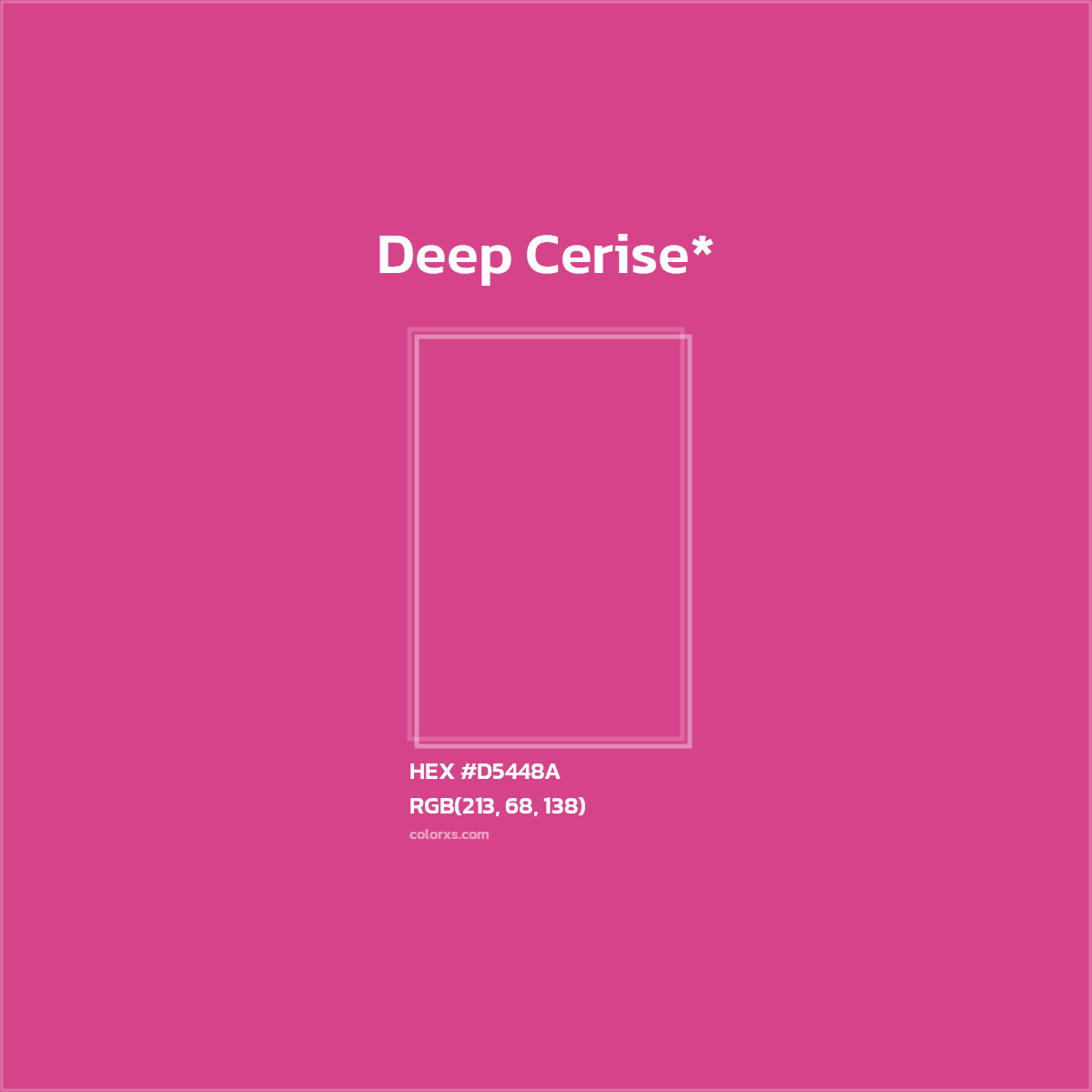 HEX #D5448A Color Name, Color Code, Palettes, Similar Paints, Images