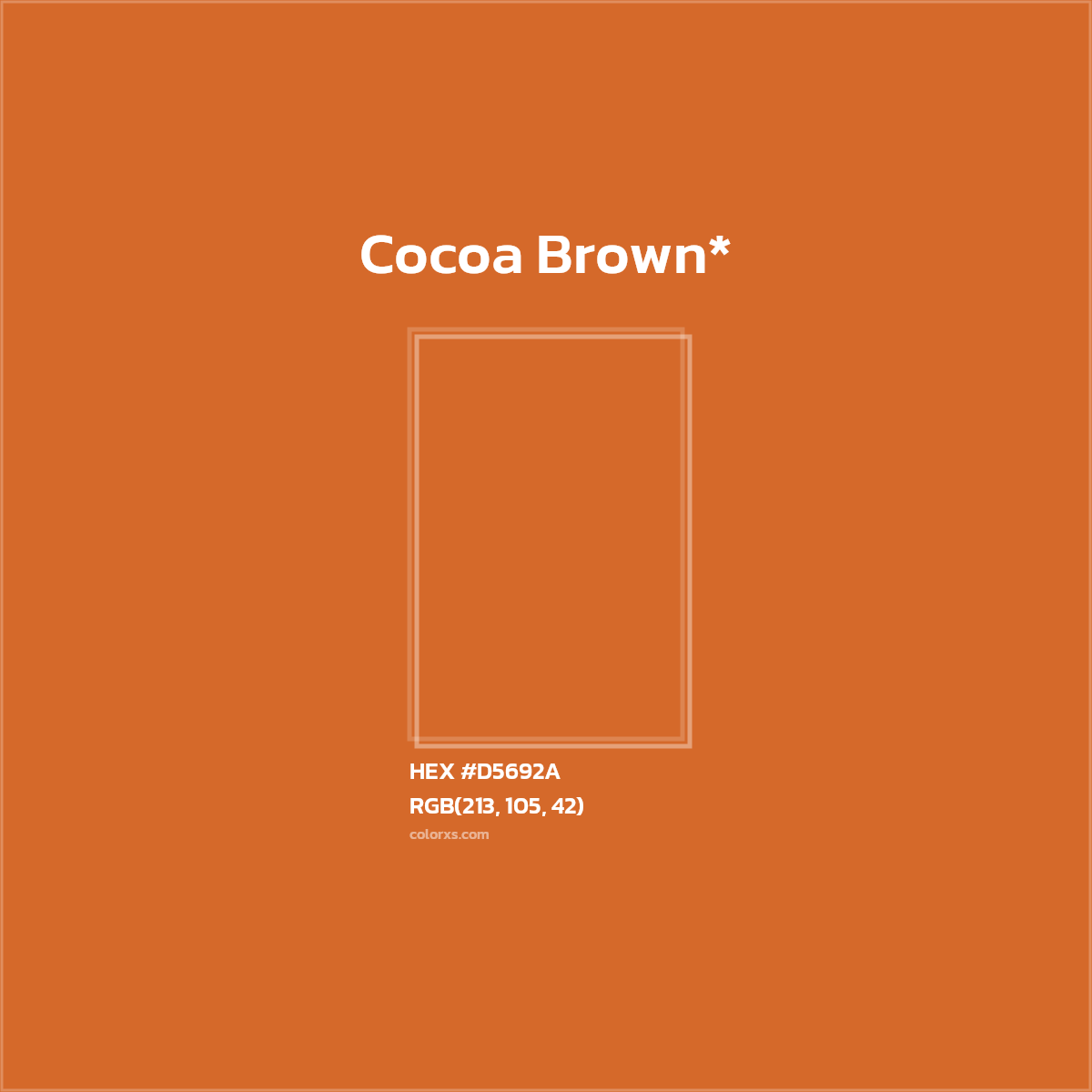 HEX #D5692A Color Name, Color Code, Palettes, Similar Paints, Images