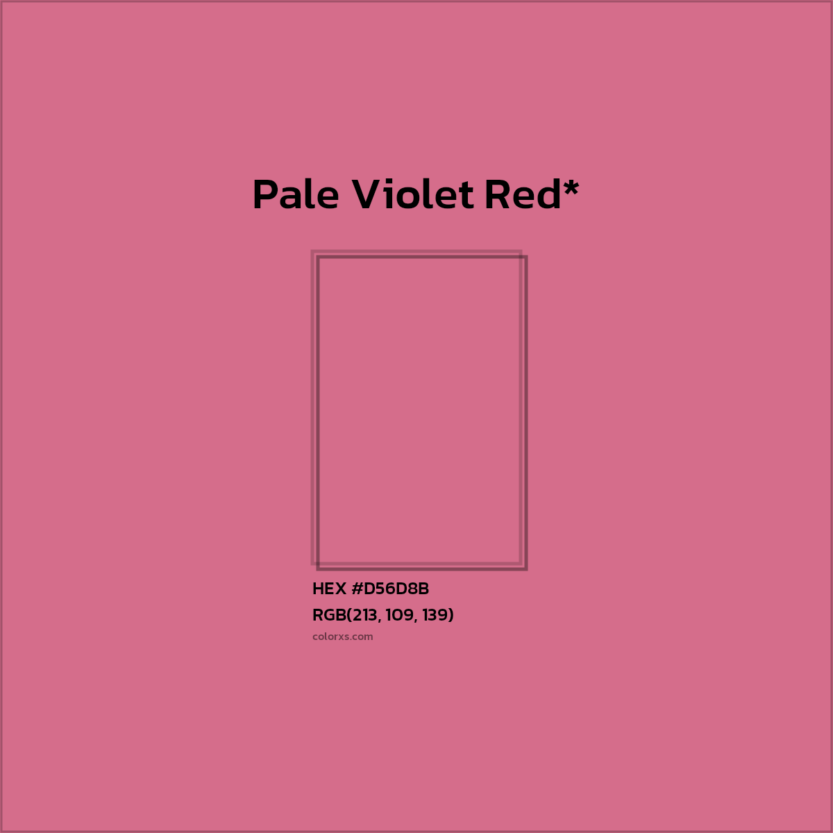 HEX #D56D8B Color Name, Color Code, Palettes, Similar Paints, Images