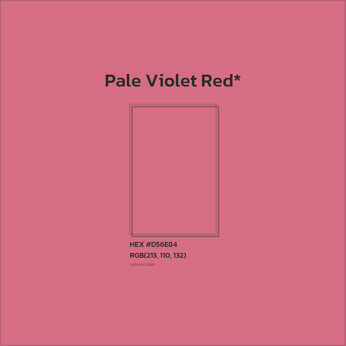 HEX #D56E84 Color Name, Color Code, Palettes, Similar Paints, Images