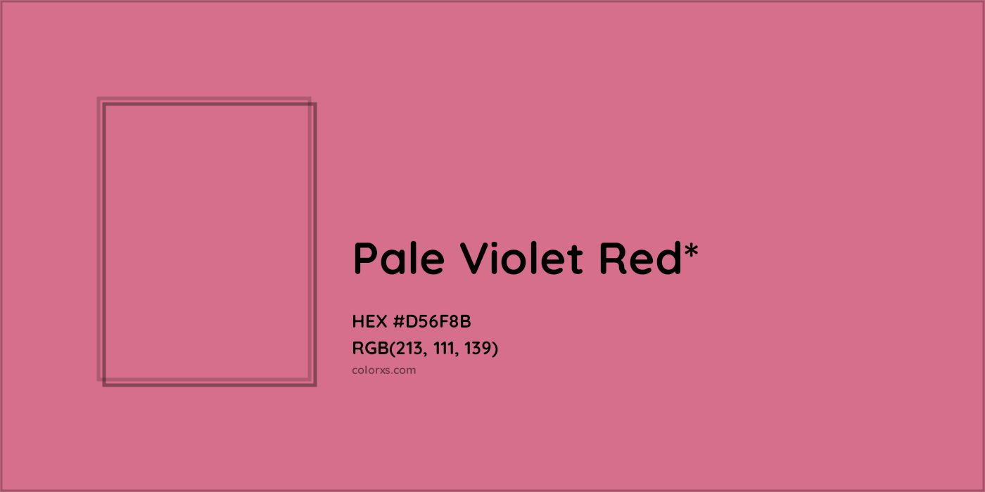 HEX #D56F8B Color Name, Color Code, Palettes, Similar Paints, Images