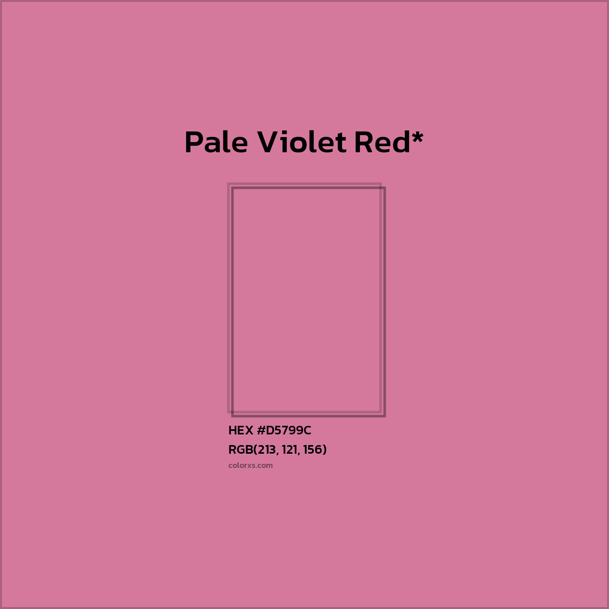 HEX #D5799C Color Name, Color Code, Palettes, Similar Paints, Images