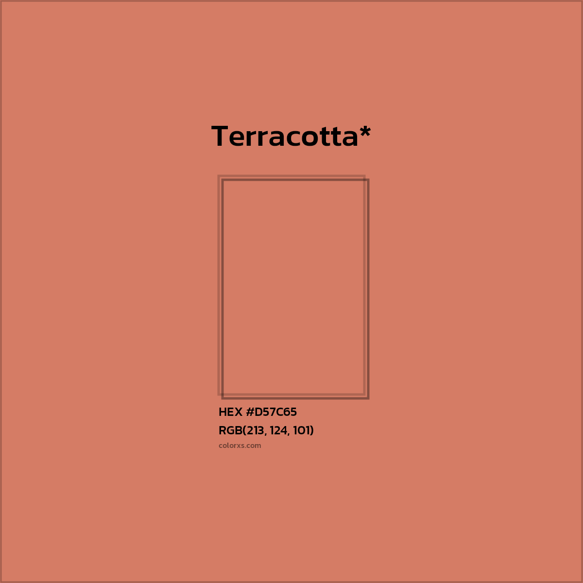 HEX #D57C65 Color Name, Color Code, Palettes, Similar Paints, Images