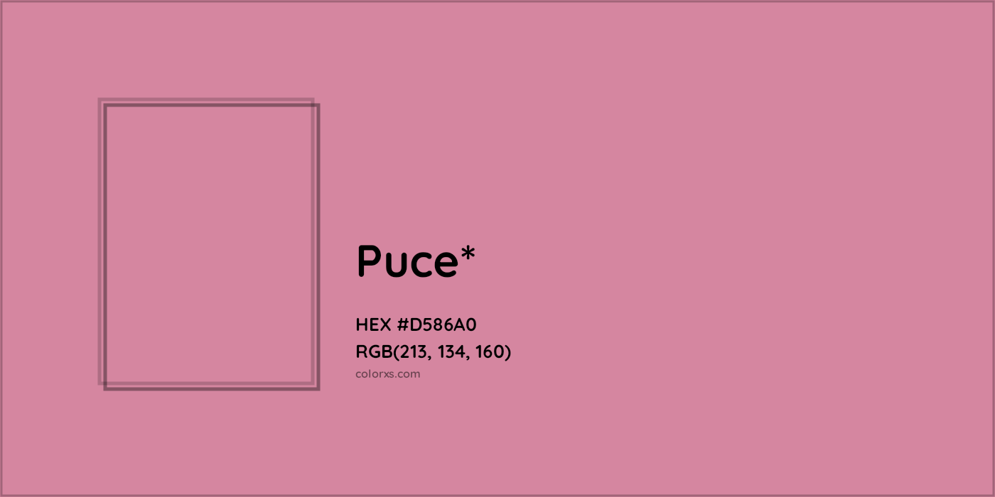 HEX #D586A0 Color Name, Color Code, Palettes, Similar Paints, Images