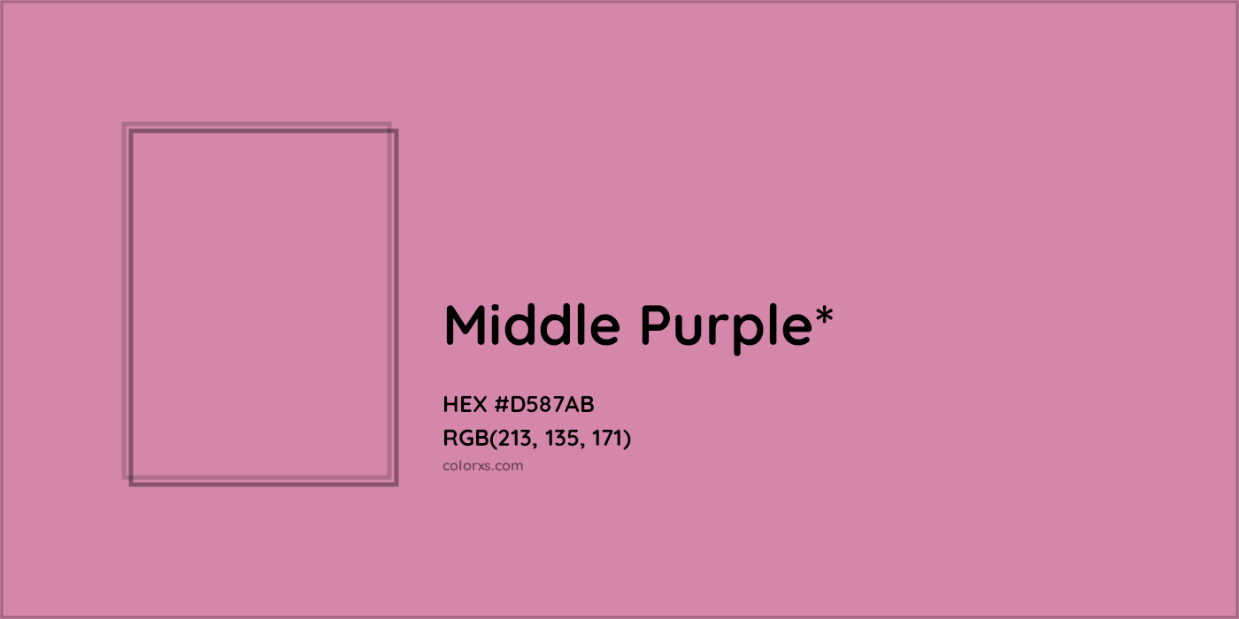 HEX #D587AB Color Name, Color Code, Palettes, Similar Paints, Images