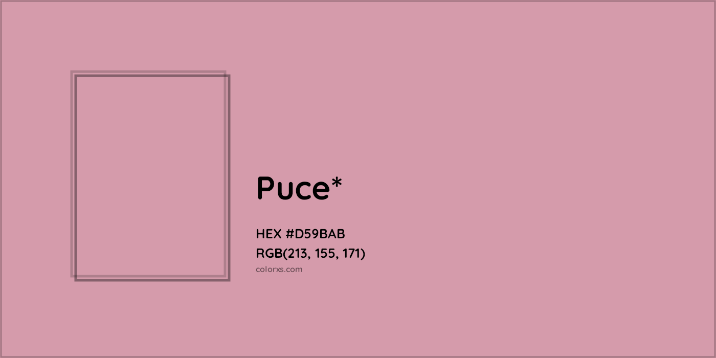 HEX #D59BAB Color Name, Color Code, Palettes, Similar Paints, Images