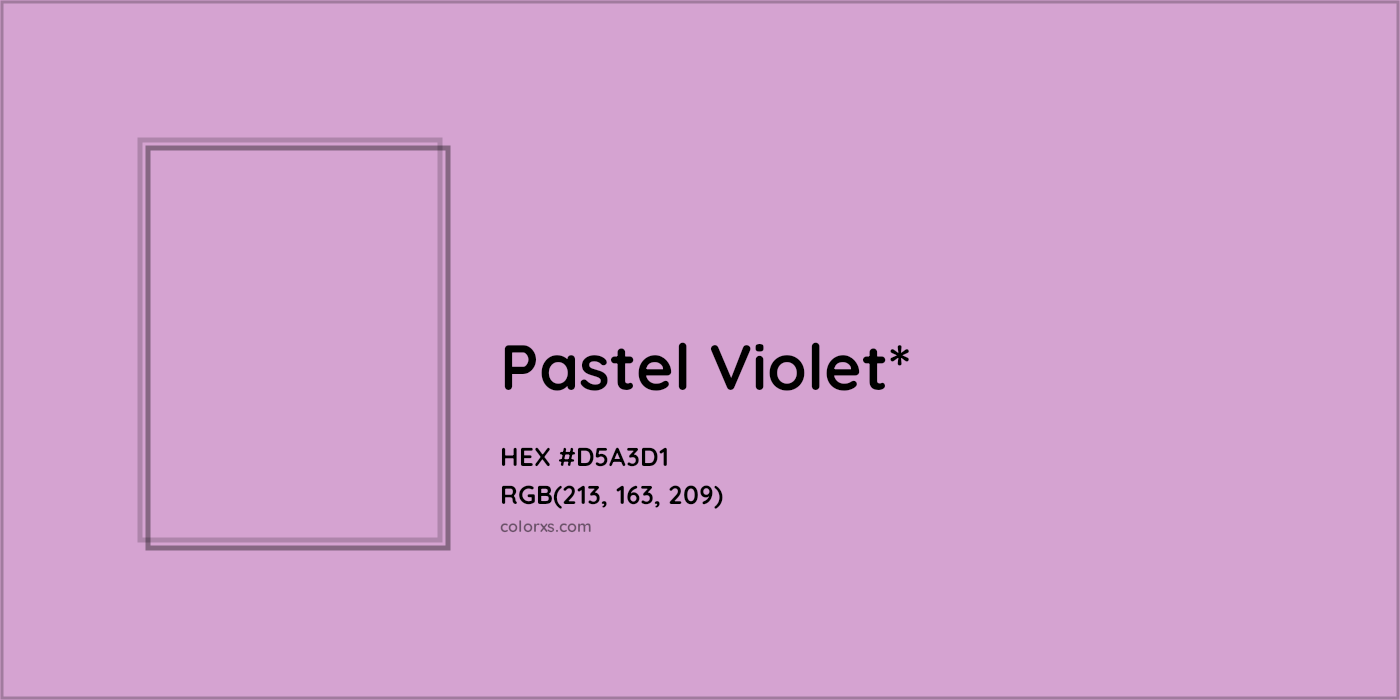 HEX #D5A3D1 Color Name, Color Code, Palettes, Similar Paints, Images