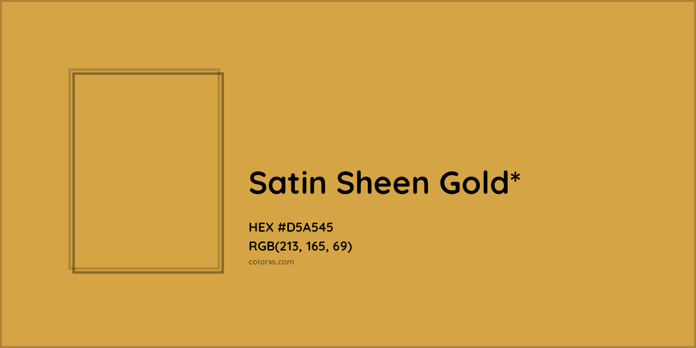 HEX #D5A545 Color Name, Color Code, Palettes, Similar Paints, Images