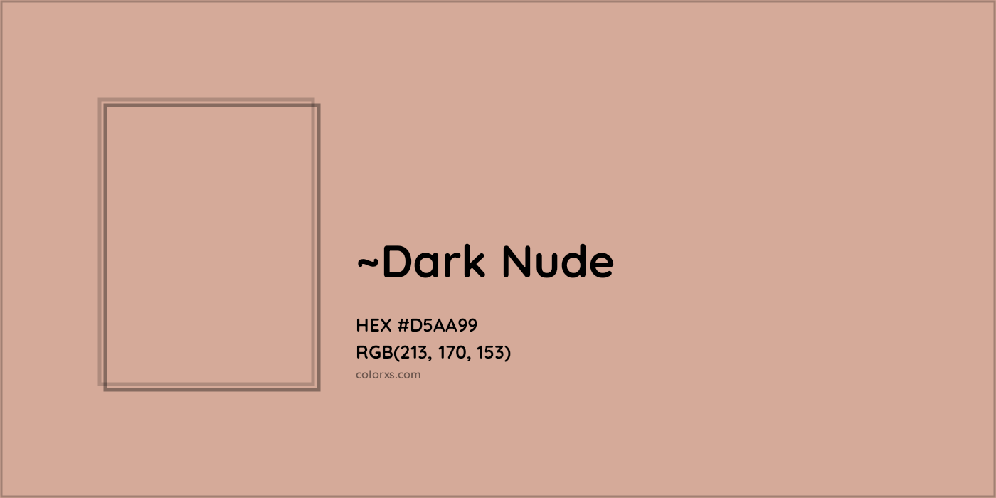 HEX #D5AA99 Color Name, Color Code, Palettes, Similar Paints, Images