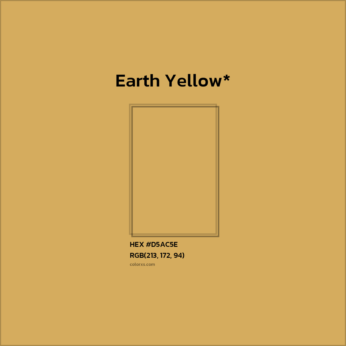 HEX #D5AC5E Color Name, Color Code, Palettes, Similar Paints, Images