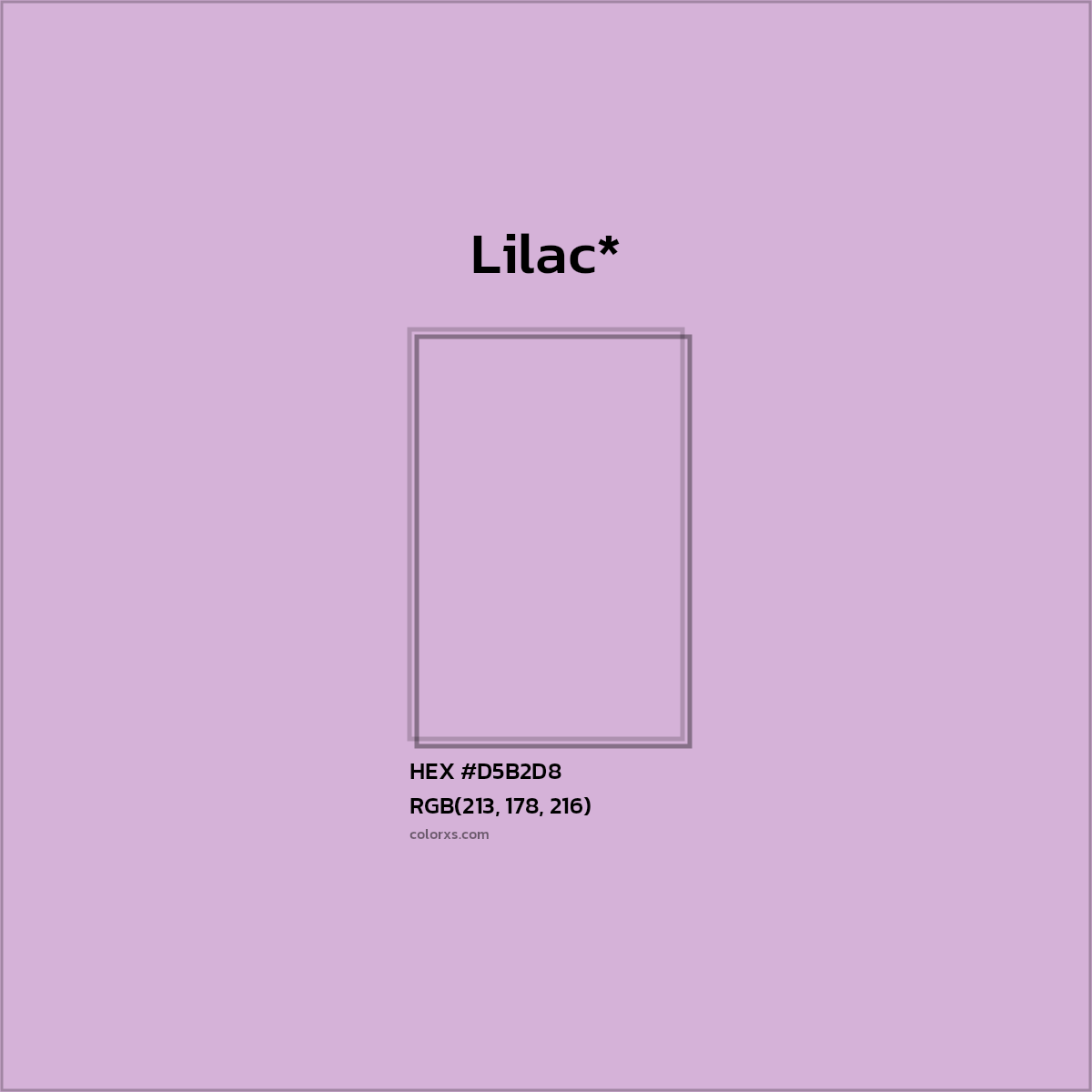 HEX #D5B2D8 Color Name, Color Code, Palettes, Similar Paints, Images