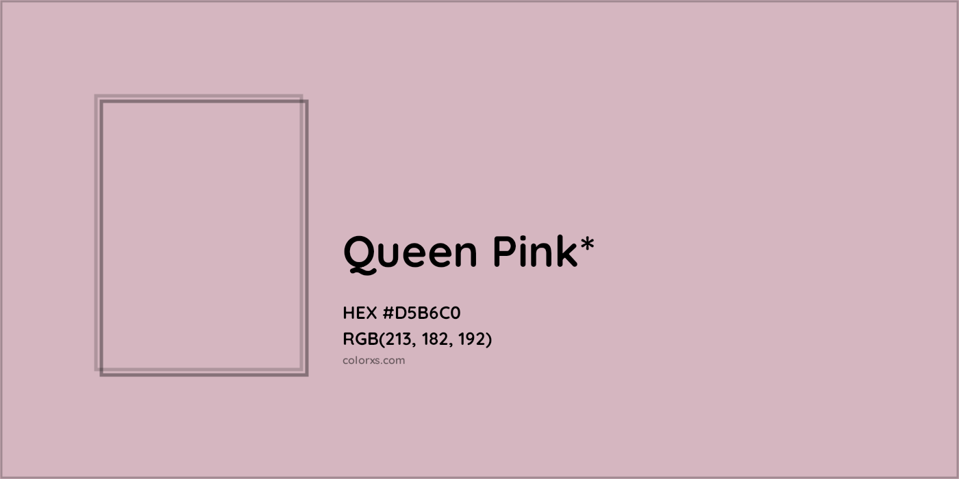 HEX #D5B6C0 Color Name, Color Code, Palettes, Similar Paints, Images